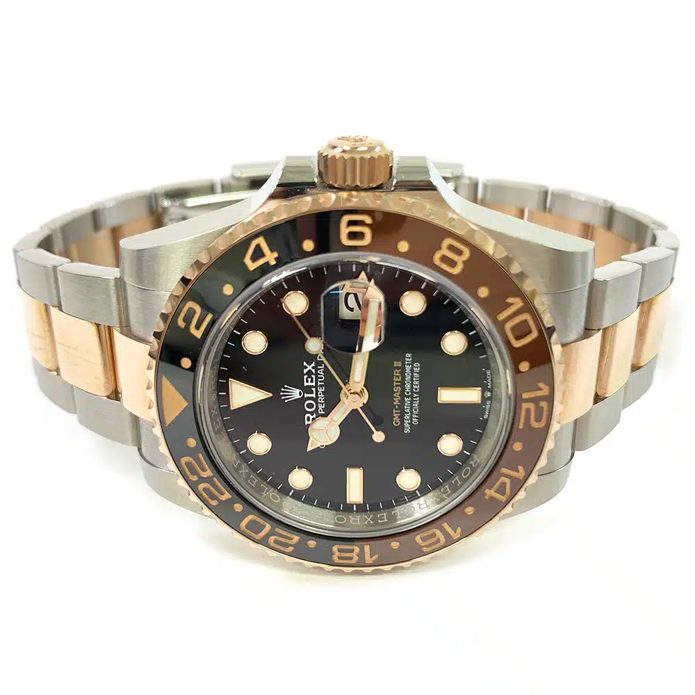 Rolex GMT-Master II  "Root Beer" Oyster 126711CHNR Stainless Steel & Rose Gold Watch Black Dial MINT 2022 – image 4