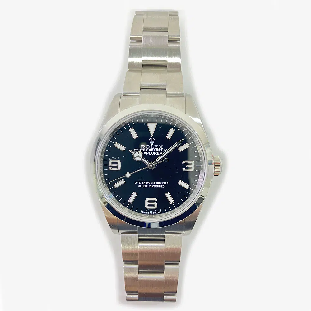 Rolex Explorer 36mm 124270 Stainless Steel Watch Black Arabic & Index Dial 2023 – image 3