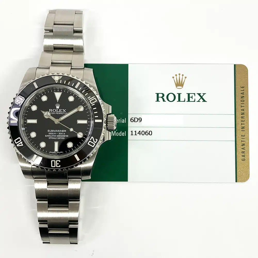 Rolex Submariner 40mm 114060 Oyster Stainless Steel with Black Dial Watch 2017 – image 2
