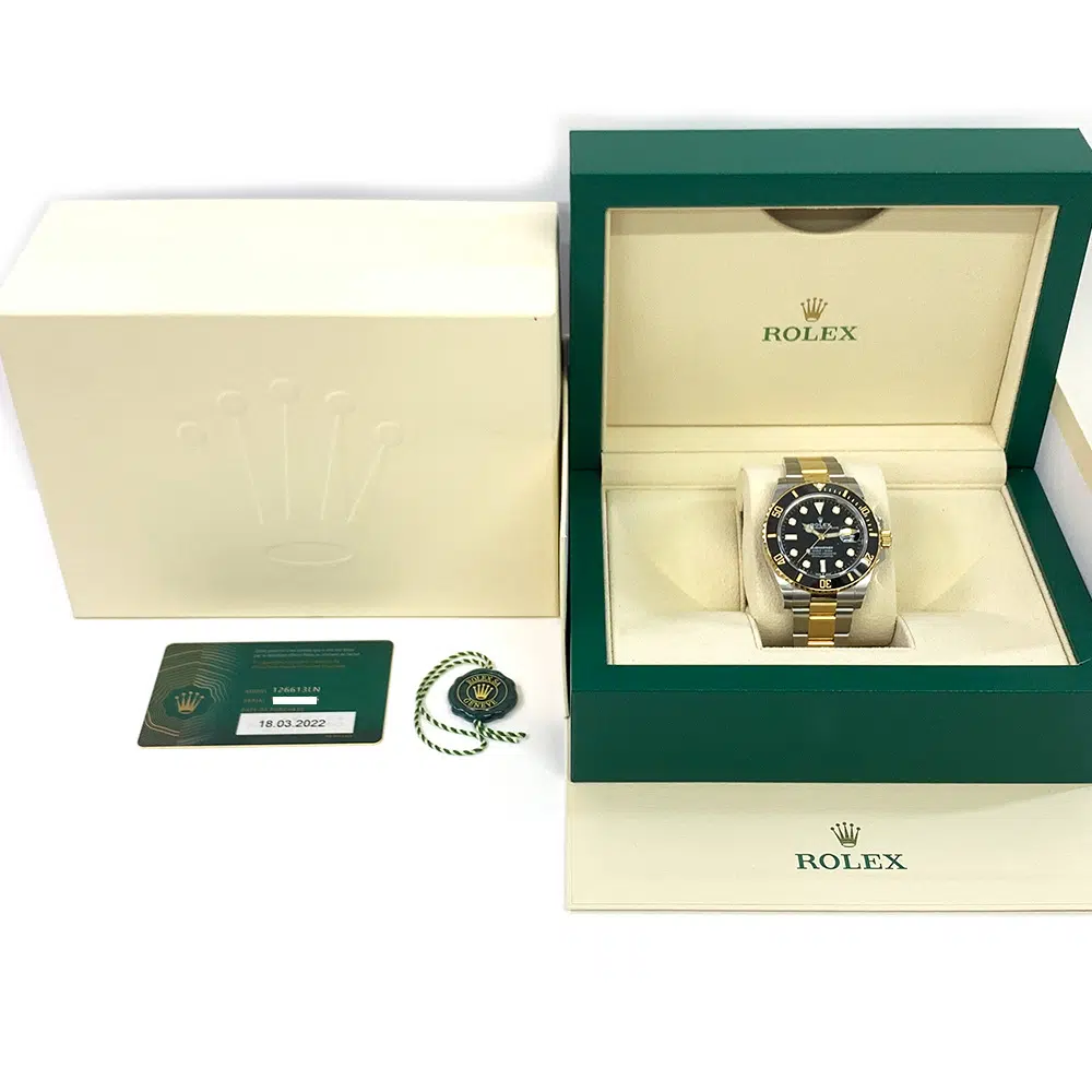 Rolex Black Dial Submariner Date 126613LN  Ceramic Bezel Yellow Gold /Stainless Steel Watch 2022 – image 8