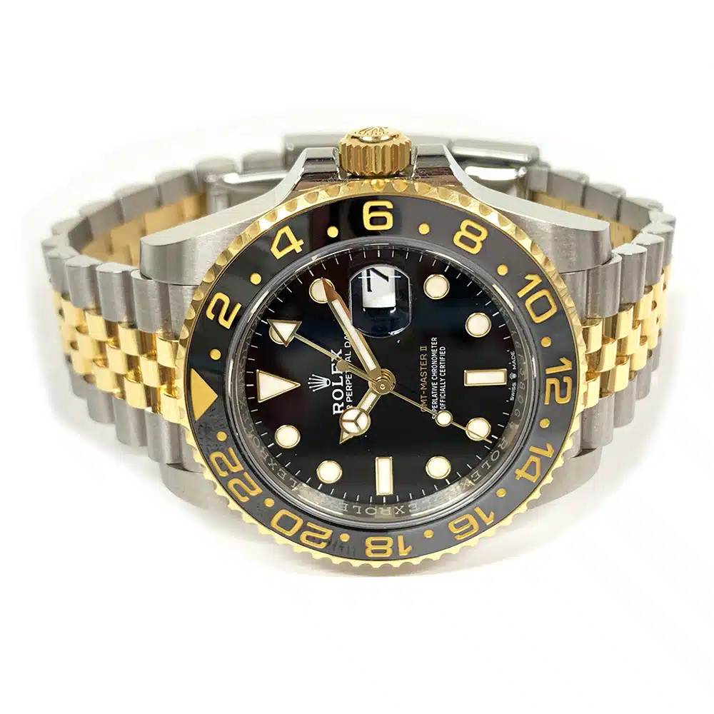 Rolex GMT Master II 126713GRNR Steel/Yellow Gold Jubilee Watch Black Dial 2023 – image 4