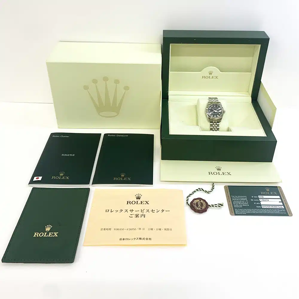Rolex Datejust 31 178274-0064 Jubilee Stainless Steel with Concentric Black Arabic Dial Watch 2007 – image 8