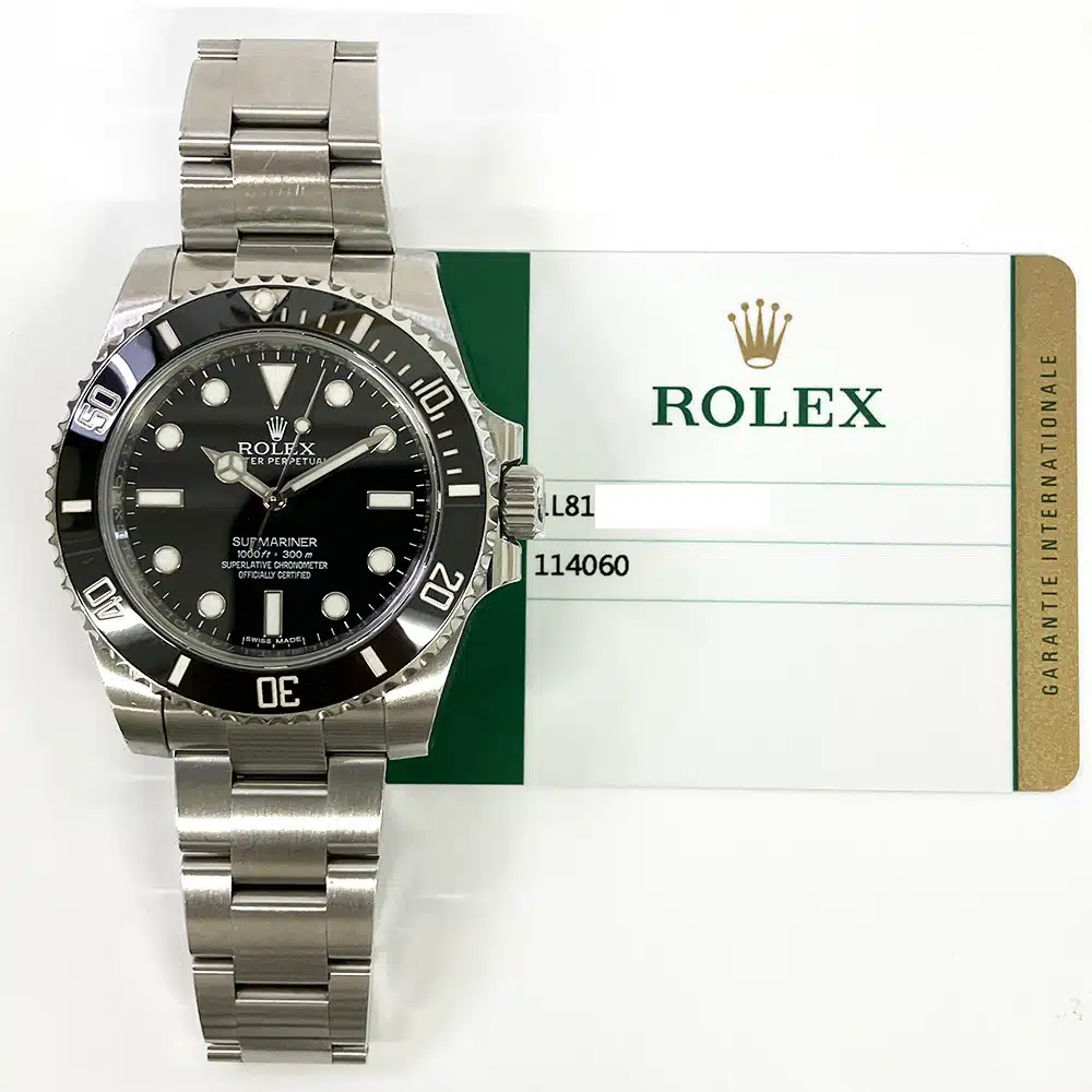 Rolex Submariner Oyster 40mm 114060 Stainless Steel with Black Dial Watch 2016 – image 2