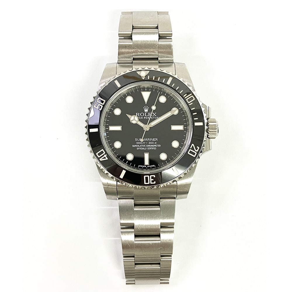 Rolex Submariner Oyster 40mm 114060 Stainless Steel with Black Dial Watch 2016