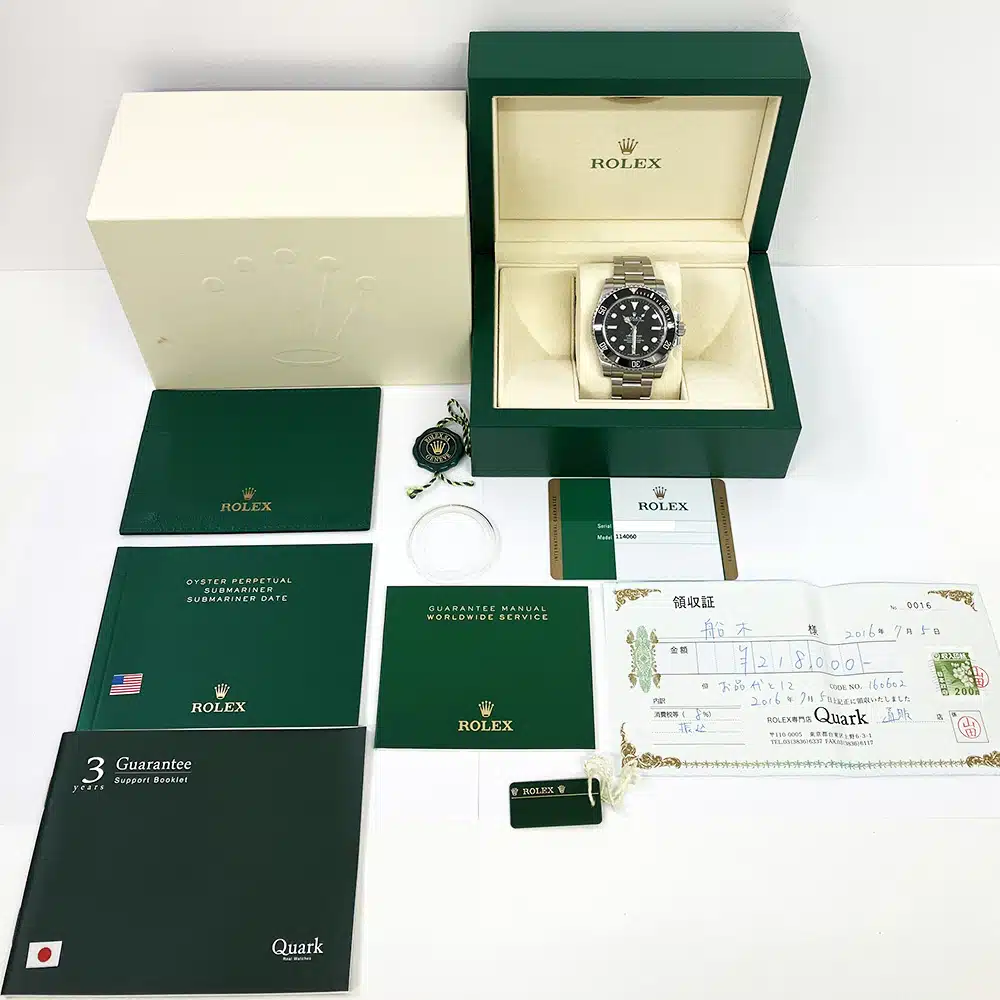 Rolex Submariner Oyster 40mm 114060 Stainless Steel with Black Dial Watch 2016 – image 8