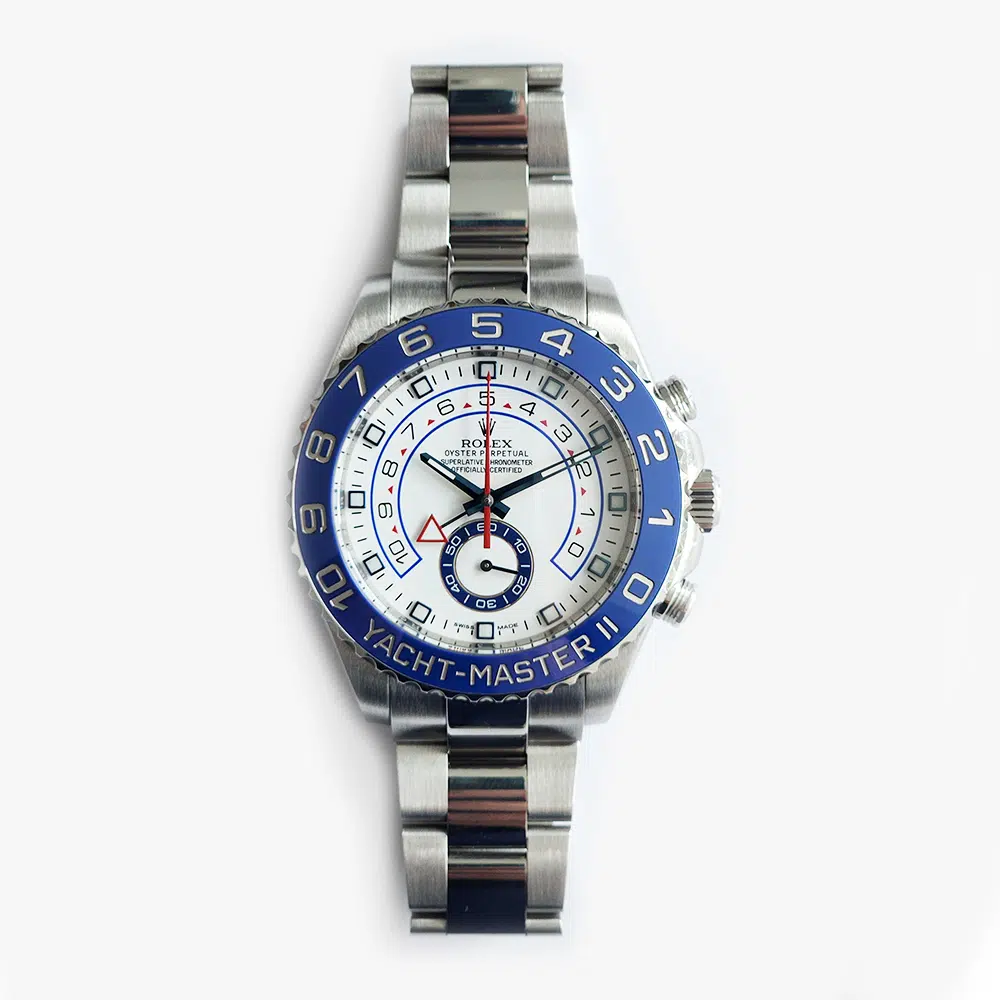 Rolex Yacht-Master II White Dial 44mm 116680 Stainless Steel Oyster Watch 2015 – image 3