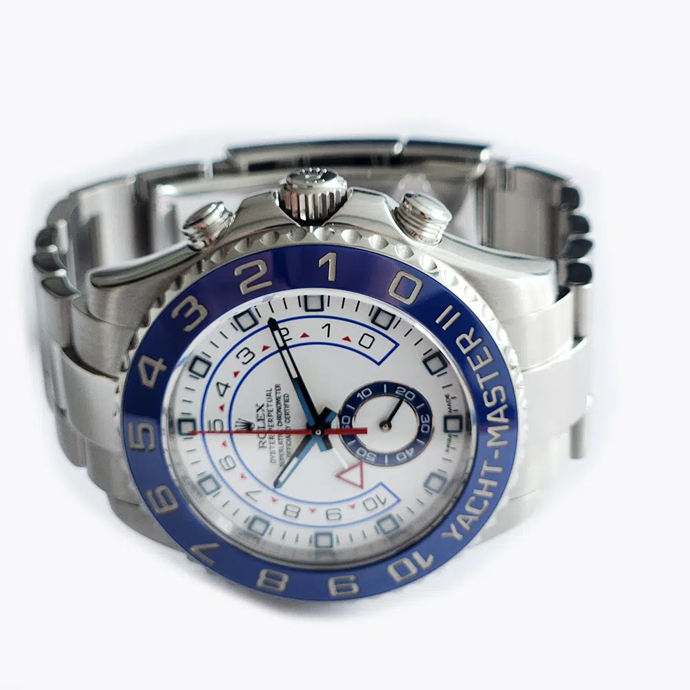 Rolex Yacht-Master II White Dial 44mm 116680 Stainless Steel Oyster Watch 2015 – image 4