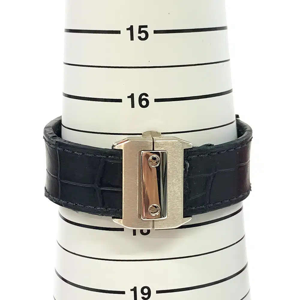 Cartier Santos 100 W2020018 46mm Palladium with Skeleton Dial Watch 2007 – image 9