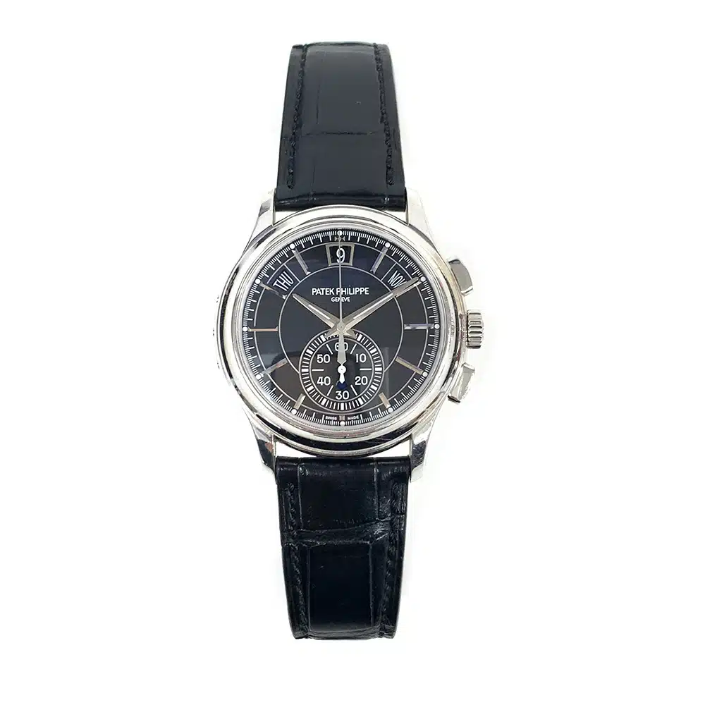 Patek Philippe Annual Calendar 5905P-010 42mm Platinum with Black Dial Watch – image 3