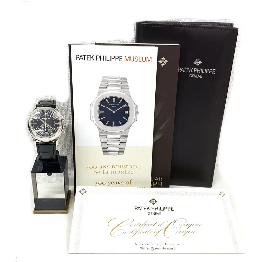 Patek Philippe Annual Calendar 5905P-010 42mm Platinum with Black Dial Watch – image 8