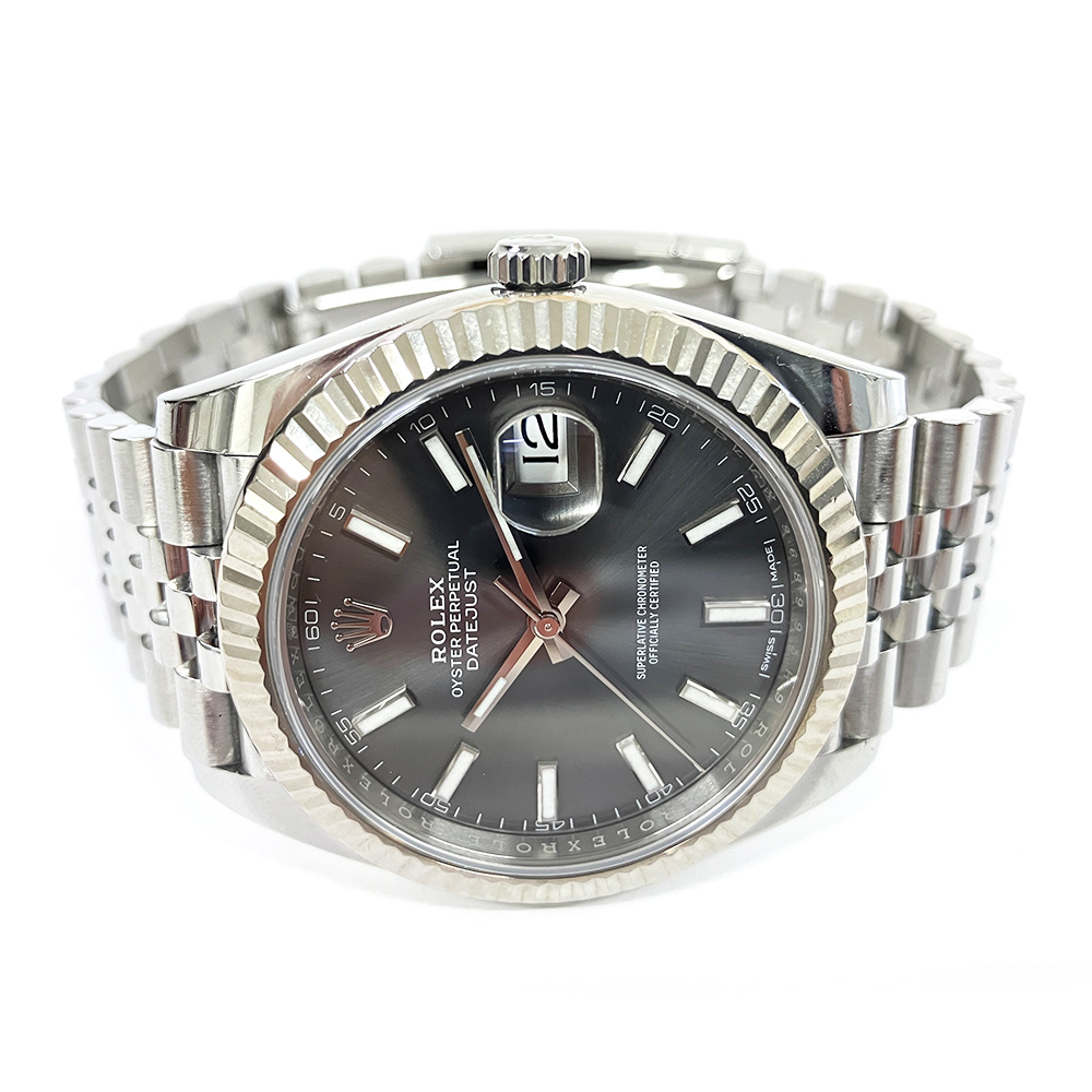 Rolex Datejust 41 126334 Jubilee 41mm Stainless Steel with Slate Gray Dial Watch 2017