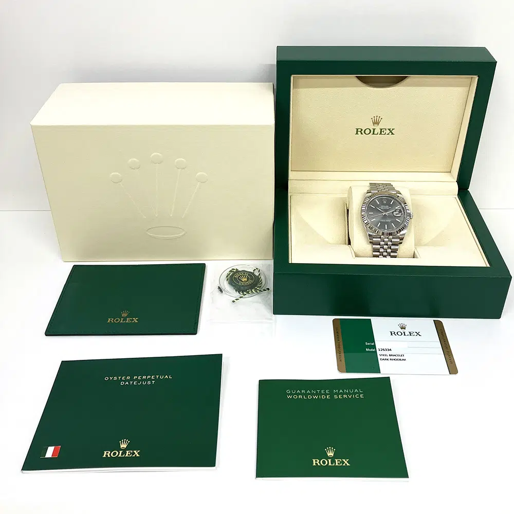 Rolex Datejust 41 126334 Jubilee 41mm Stainless Steel with Slate Gray Dial Watch 2017 – image 8