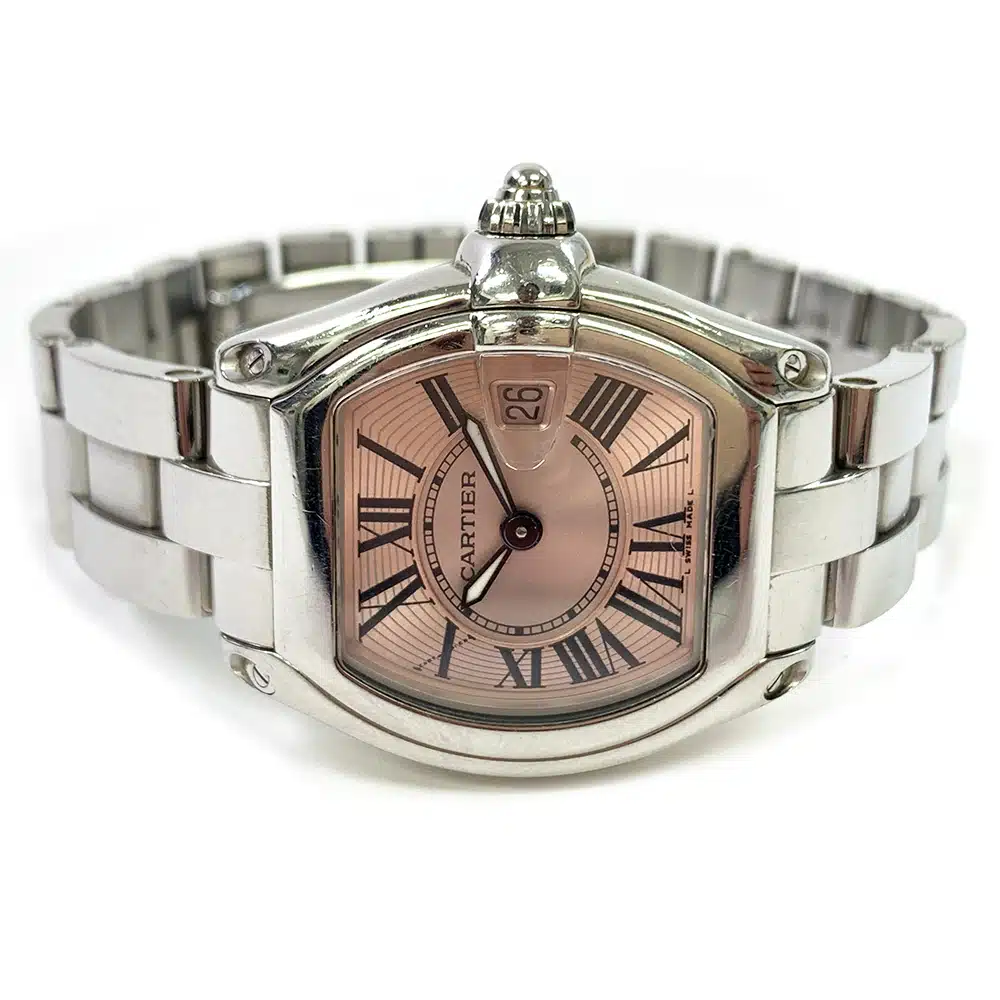 Cartier Roadster W3105955 30mm Stainless Steel with Pink Dial Watch – image 2