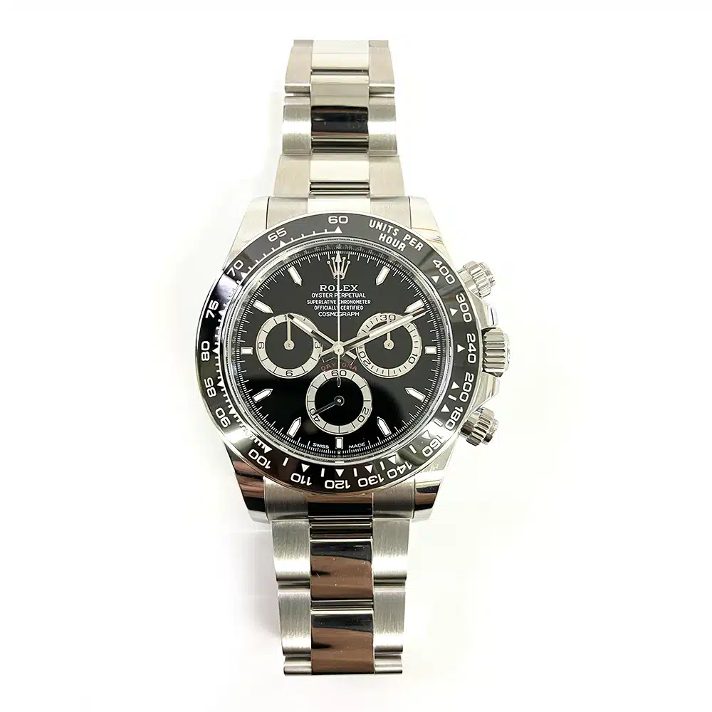 Rolex Daytona 126500LN 40mm Oyster Stainless Steel with Black Dial Watch 2024