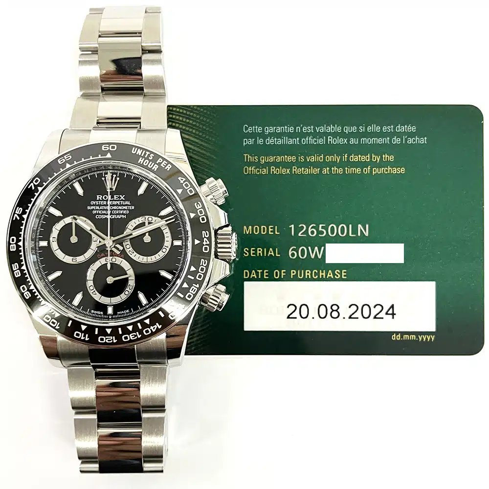 Rolex Daytona 126500LN 40mm Oyster Stainless Steel with Black Dial Watch 2024 – image 2