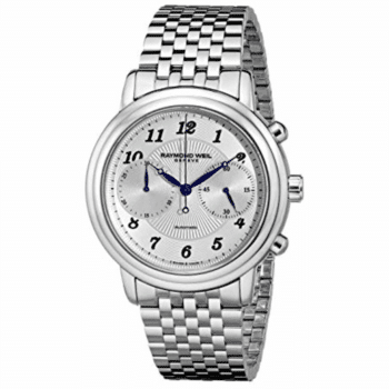 Raymond Weil 4830-ST-05659 Maestro Chronograph Stainless Steel Watch Silver Dial