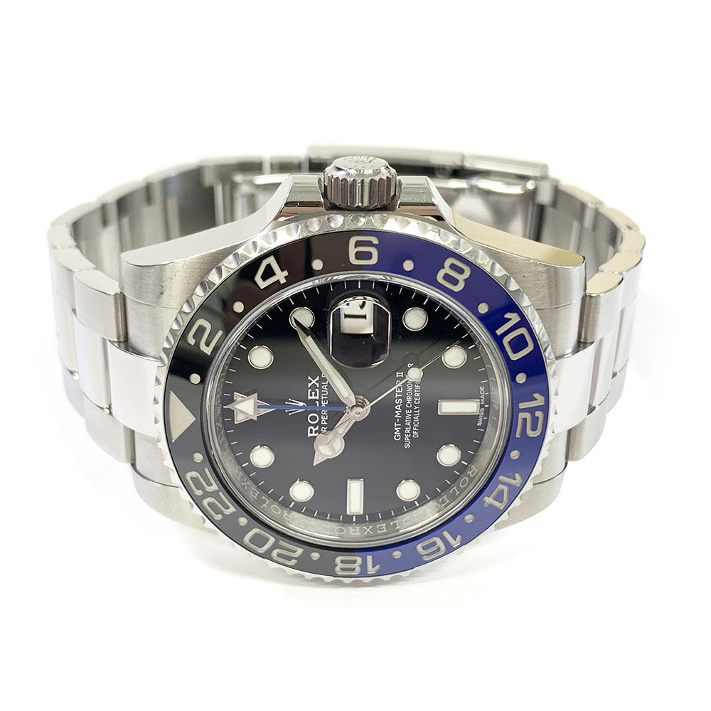 Rolex GMT-Master II Batman 40mm Oyster 116710BLNR Stainless Steel Watch Black Dial 2017