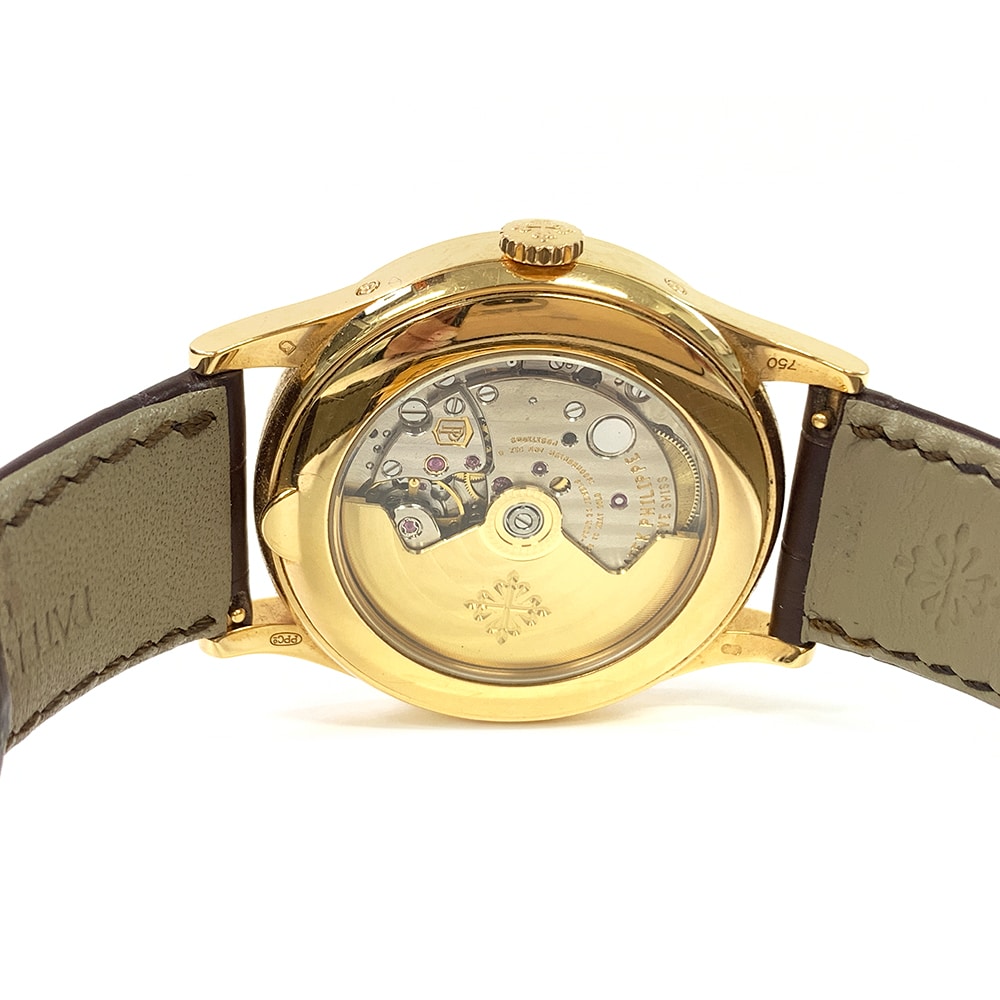 Patek Philippe Complications Annual Calendar 38.5mm 5396R-011 Rose Gold with Brown Leather Watch Silver Dial 2015