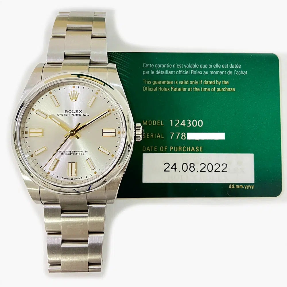 MINT Rolex Oyster Perpetual Silver Dial 41mm 124300 Stainless Steel Men's Watch 2022 – image 2