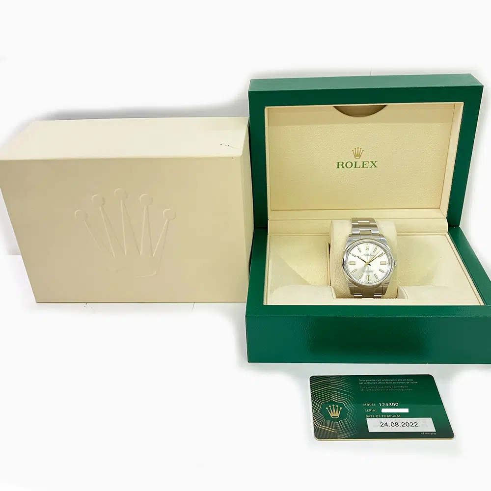 MINT Rolex Oyster Perpetual Silver Dial 41mm 124300 Stainless Steel Men's Watch 2022 – image 8