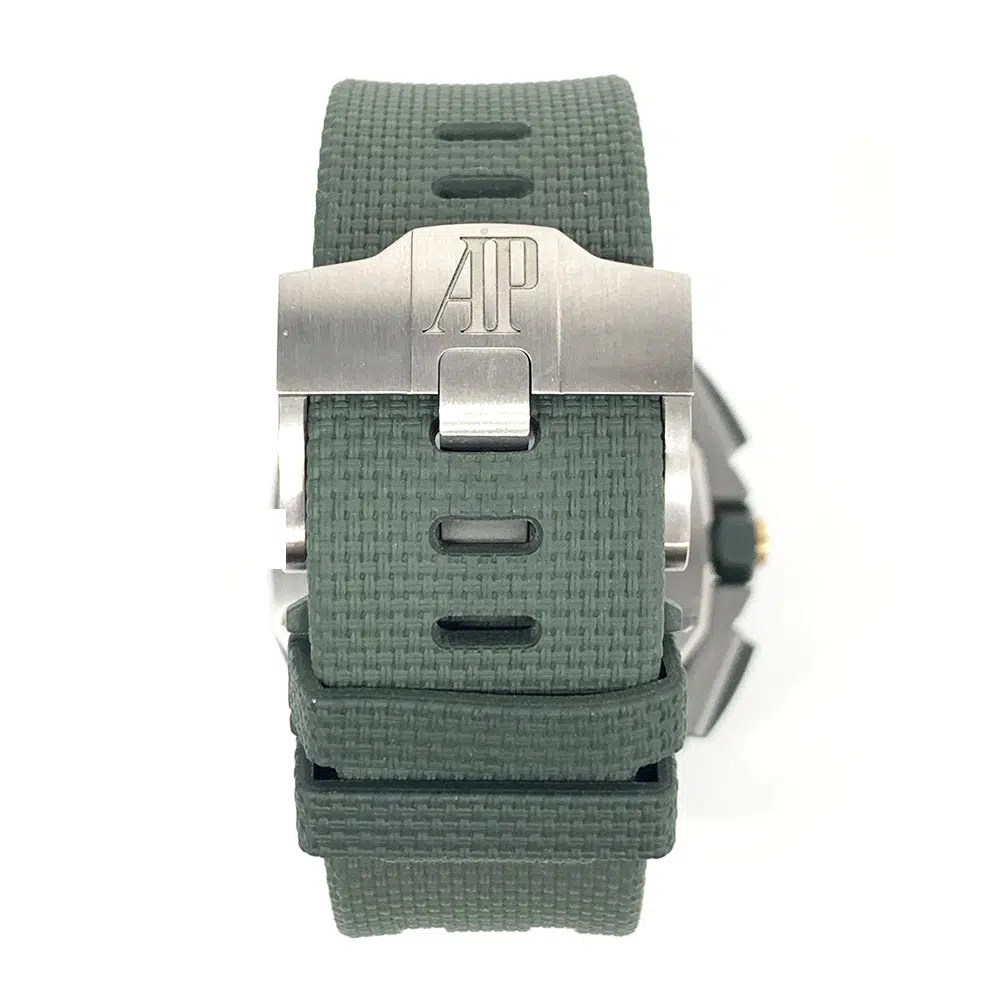 Audemars Piguet Royal Oak Offshore Chrono 26405CE.OO.A056CA.01 Ceramic With Green Rubber Watch – image 5