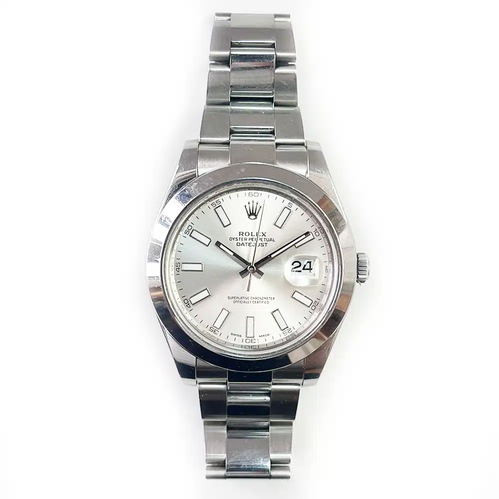 Rolex Datejust II 41mm 116300  Stainless Steel with Silver Dial Watch 2015 – image 3