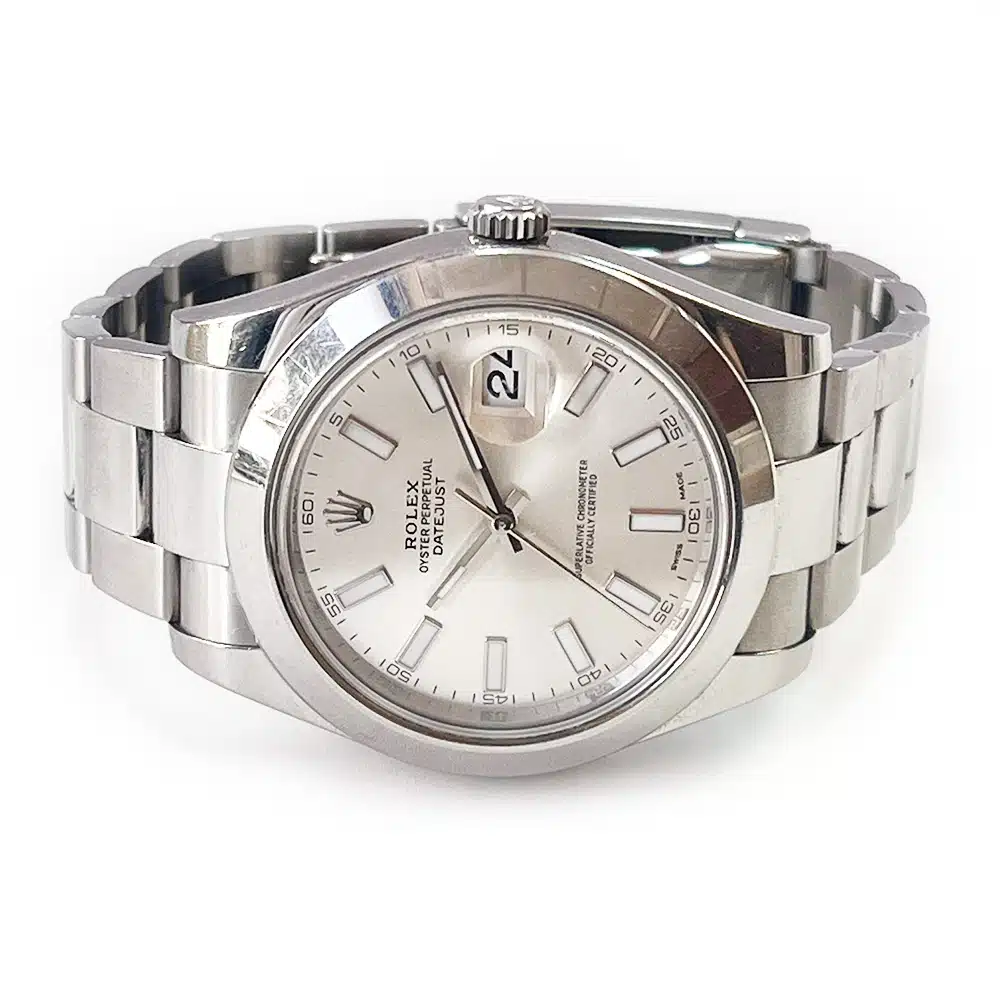 Rolex Datejust II 41mm 116300  Stainless Steel with Silver Dial Watch 2015 – image 4