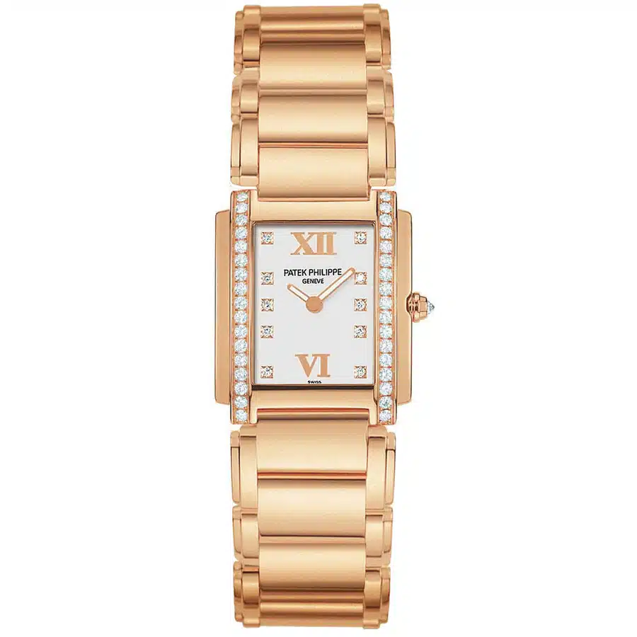 Patek Philippe Twenty~4 4908/11R-011 Rose Gold Watch White Dial