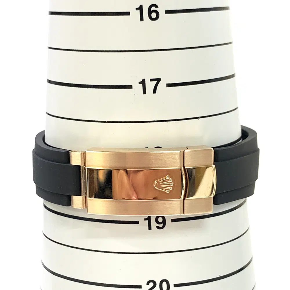 Rolex Sky-Dweller 326235 Rose Gold With Black Rubber Watch Chocolate Dial 2021 MINT – image 6