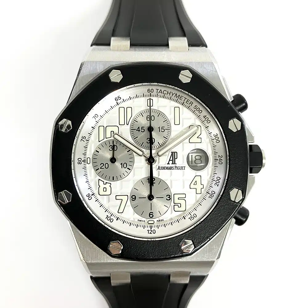 Audemars Piguet Royal Oak Offshore Chronograph 25940SK.O.0002CA 42mm Stainless Steel with Silver Arabic Dial Watch – image 4