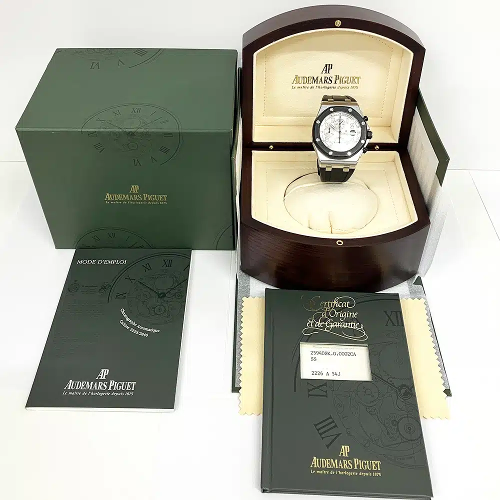 Audemars Piguet Royal Oak Offshore Chronograph 25940SK.O.0002CA 42mm Stainless Steel with Silver Arabic Dial Watch – image 10