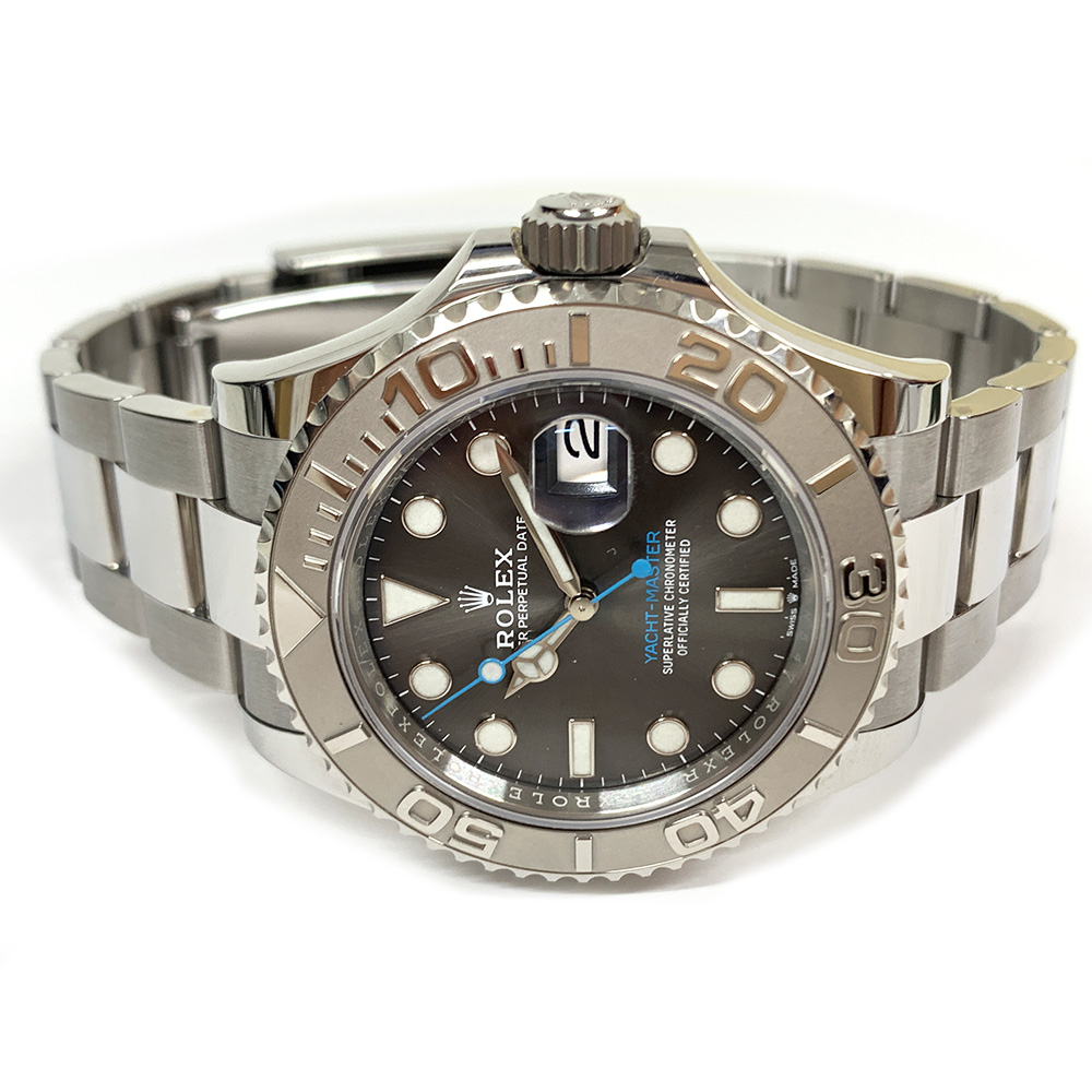 Rolex Yacht-Master 40mm Oyster 126622 Men's Watch Stainless Steel and Platinum Slate Grey Dial 2022