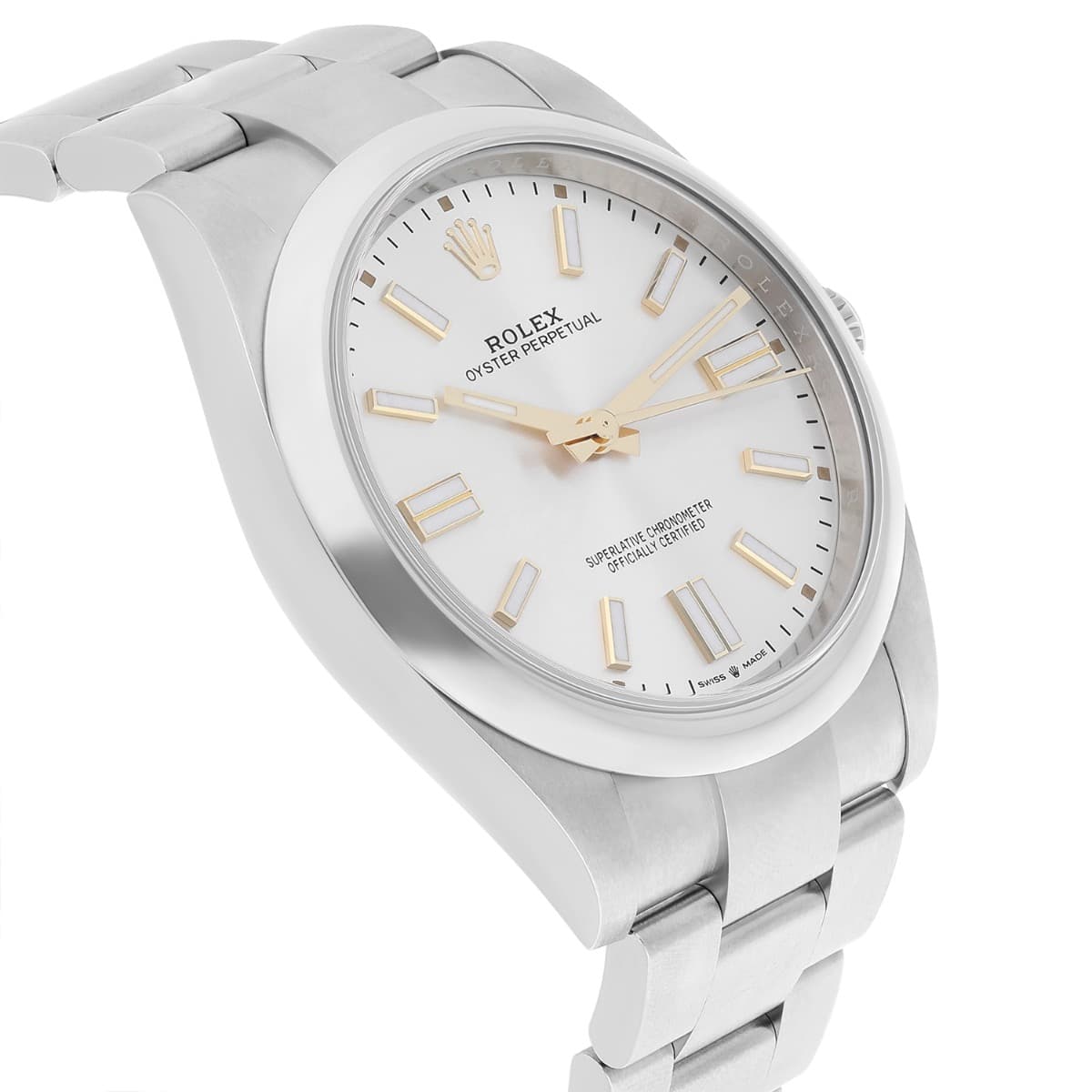 Rolex Oyster Perpetual 41mm 124300-0001 Silver Dial Never Worn 2024 Box And Papers