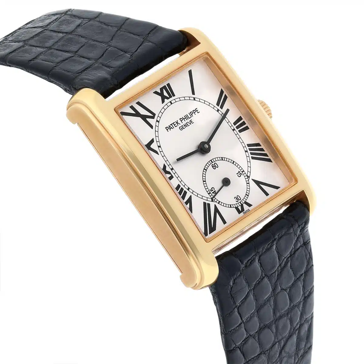 Patek Philippe 5014J Gondolo 18k Yellow Gold Silver Dial Mens Manual Watch – image 5