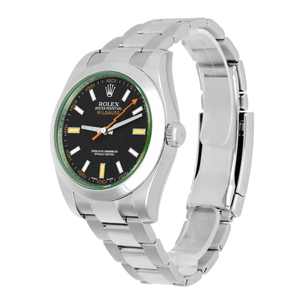 Rolex Milgauss Stainless Steel 40mm Black Dial 116400GV Box/Papers Complete – image 4