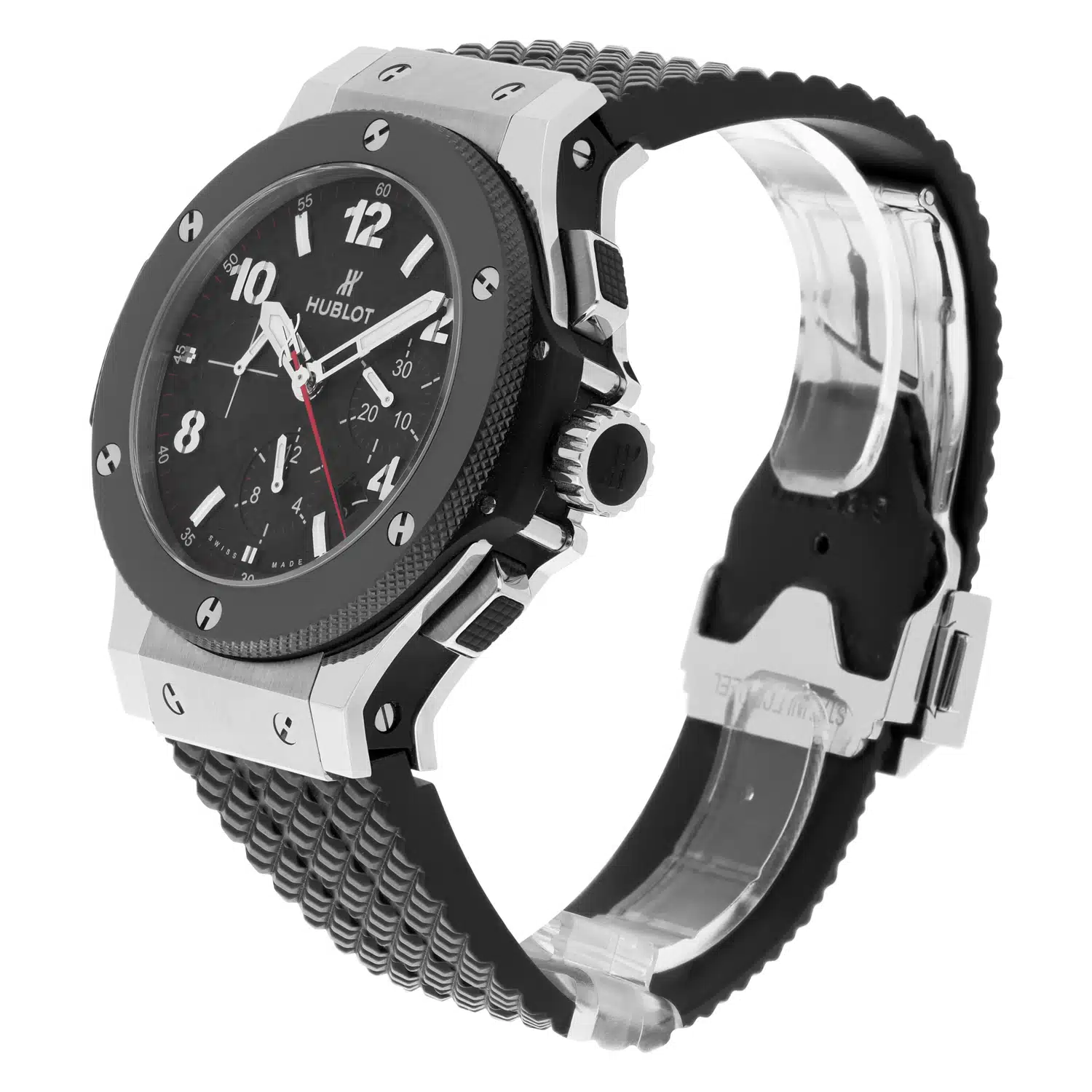 Hublot Big Bang 44 mm BLACK DIAL CERAMIC BEZEL RUBBER BAND 301.SB.131.RX – image 4