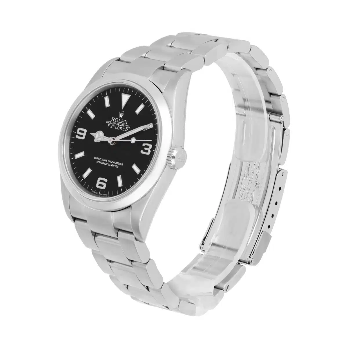 Rolex Explorer 114270 Black 36mm 3-6-9 Stainless Steel Oyster Bracelet – image 4