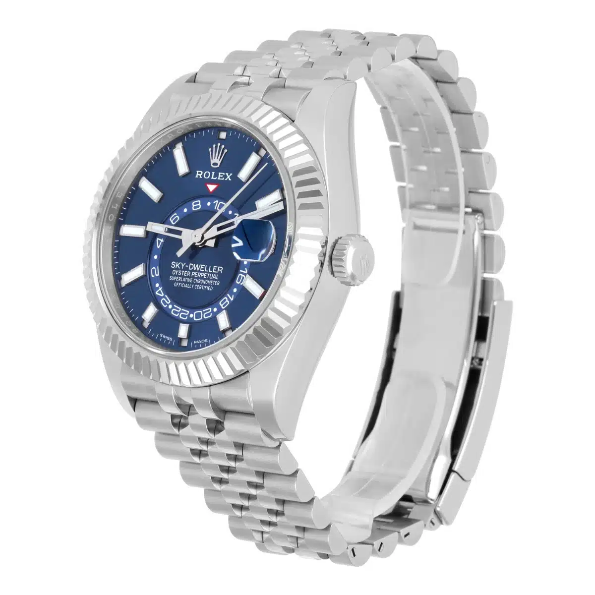 Rolex Sky Dweller 326934-0004 Blue Dial Automatic Watch 42mm Jubilee Box Papers – image 4