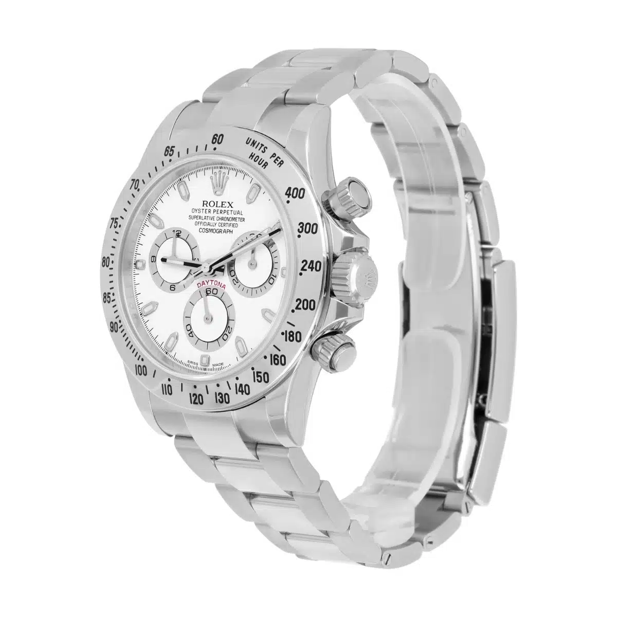 Rolex Cosmograph Daytona Stainless Steel 40mm White Dial Men's Watch 116520 B/P – image 4