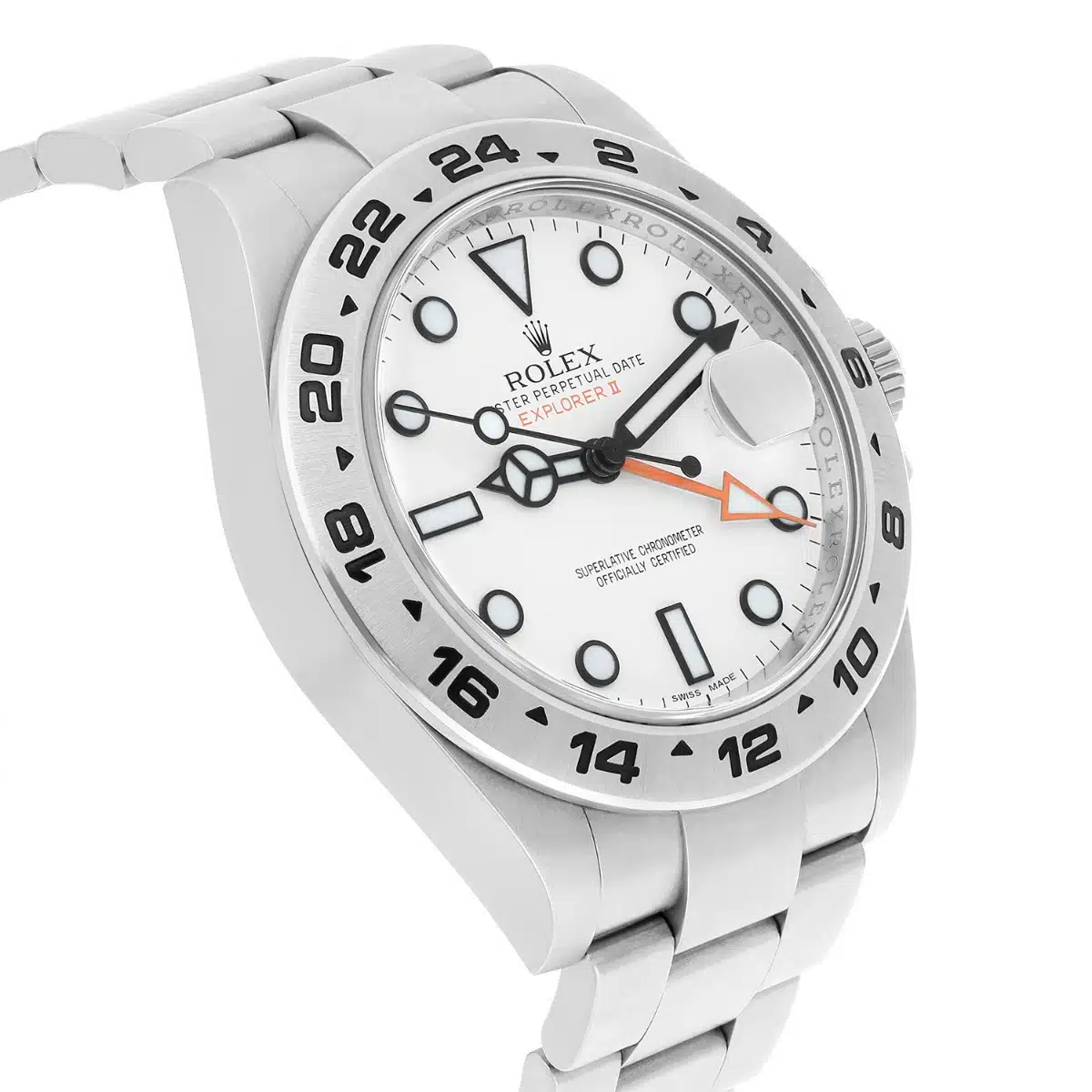 Rolex Explorer II 216570 White Dial Stainless Steel Mens Watch - 2019 – image 4