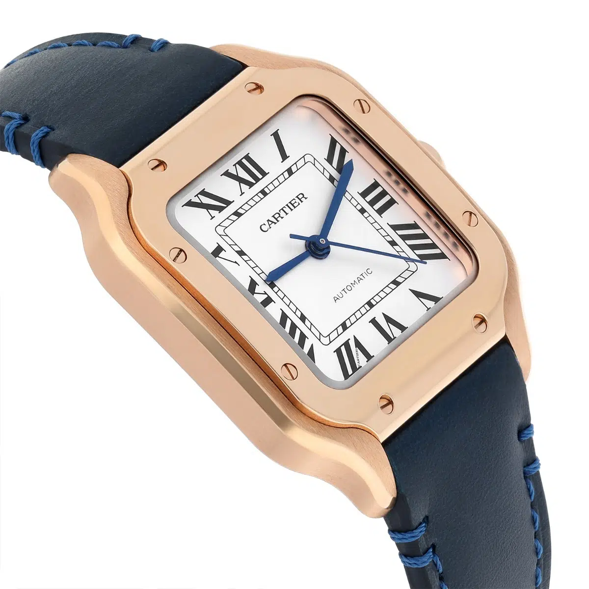 Cartier Santos Rose Gold Automatic Ladies Watch WGSA0028 Medium Complete – image 6