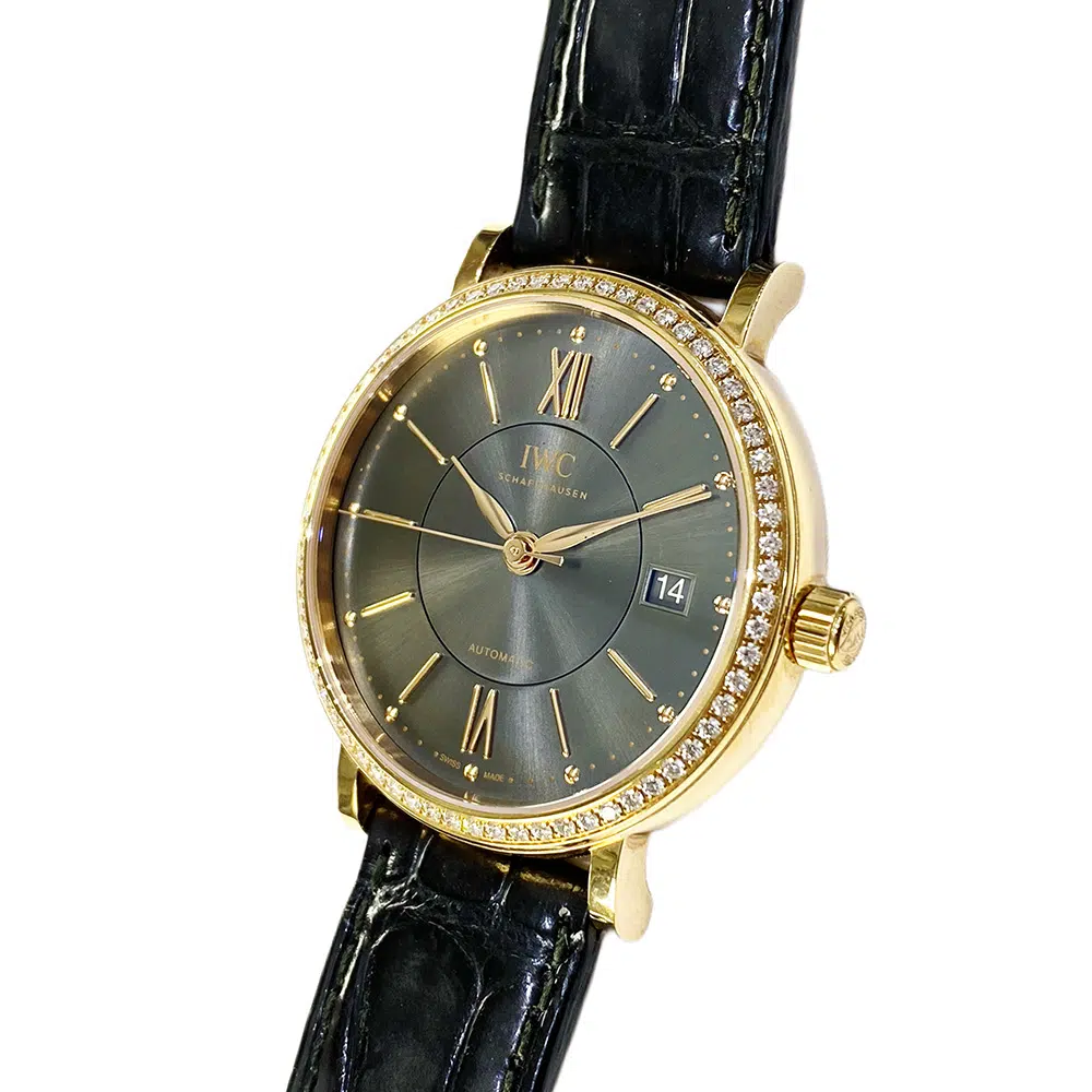 IWC Portofino IW458108 Rose Gold with Black Leather Watch 2018 – image 4