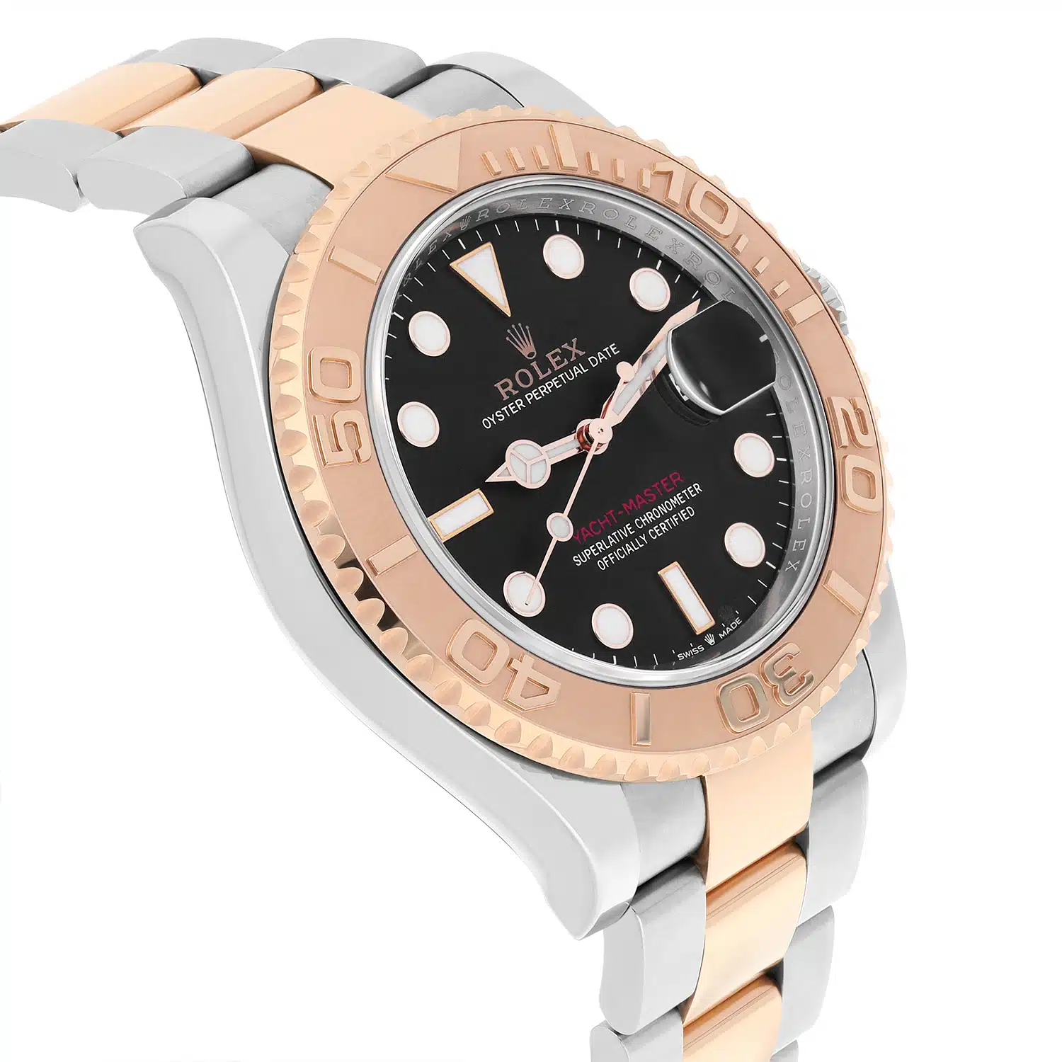Rolex Yacht-Master 40mm 126621-0002 Two Tone Rose Black Dial Men's Watch – image 4