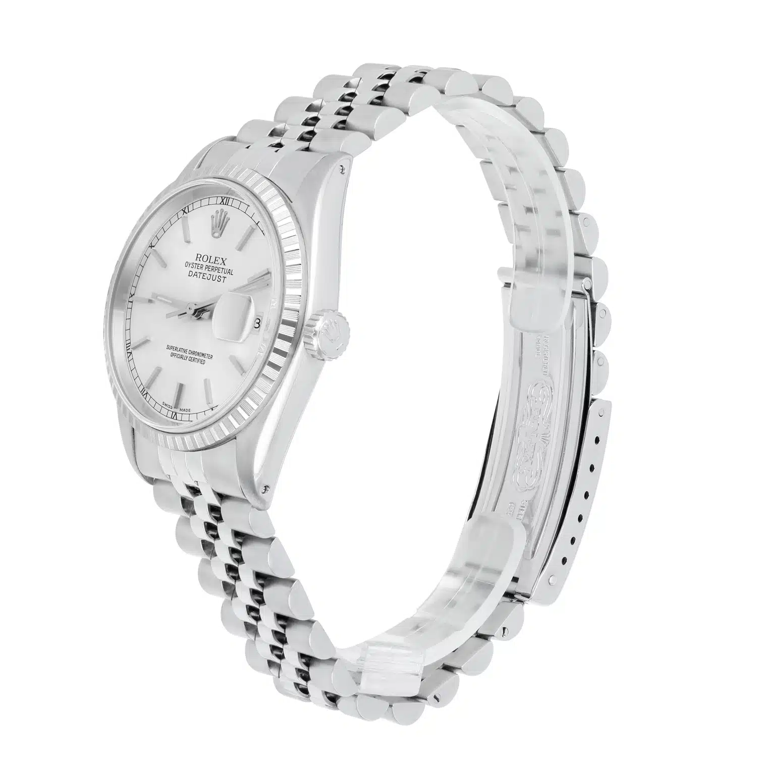 Rolex Datejust 36mm Stainless Steel 16030 Silver RT Index Dial, Circa 1985 – image 4
