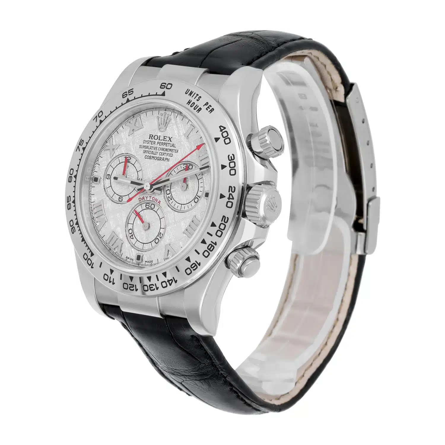 Rolex 116519 Cosmograph Daytona Meteorite Dial White Gold Men's Watch Complete – image 3