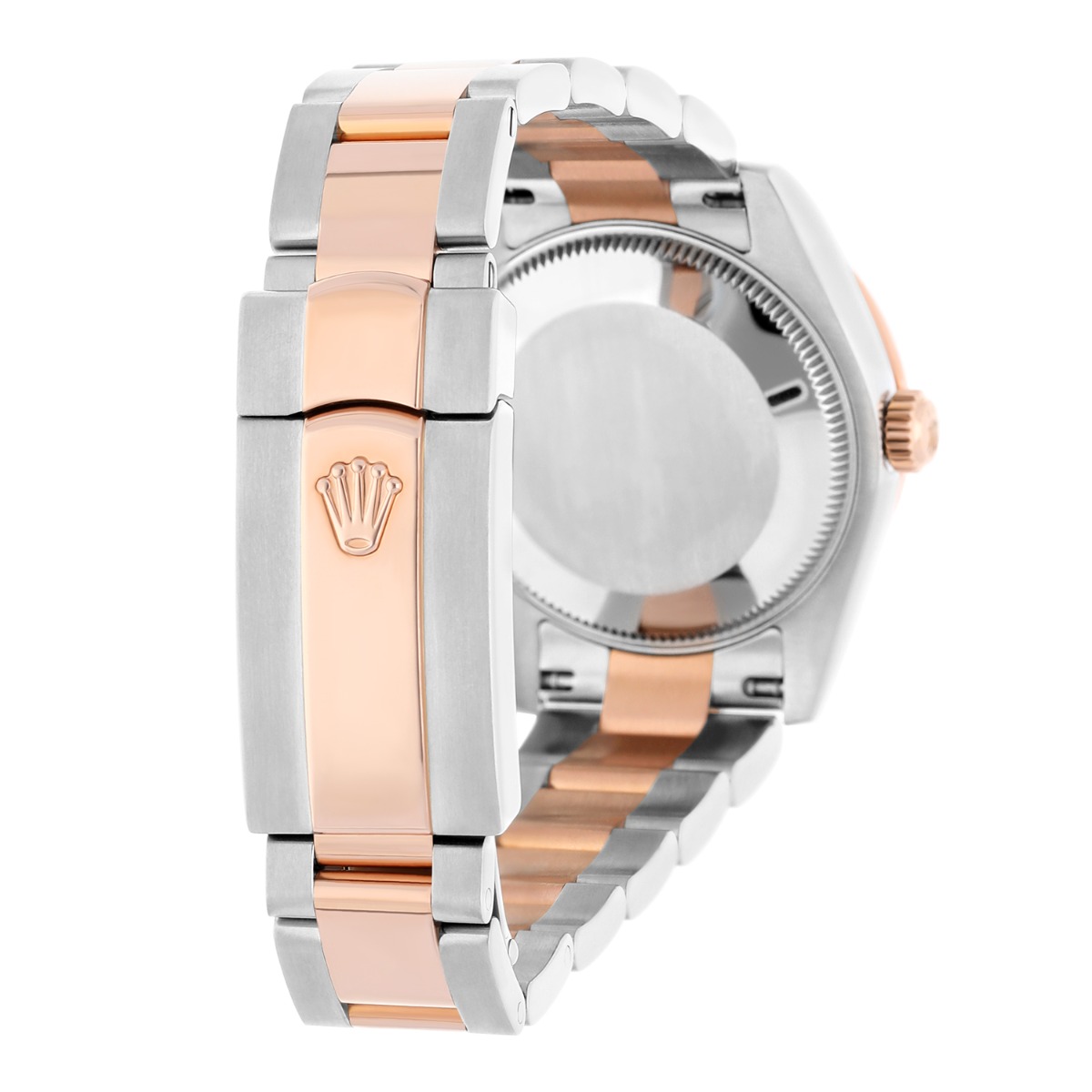 Rolex Datejust 178241 31mm Ladies 18k Rose Gold/Steel with Chocolate Dial Watch