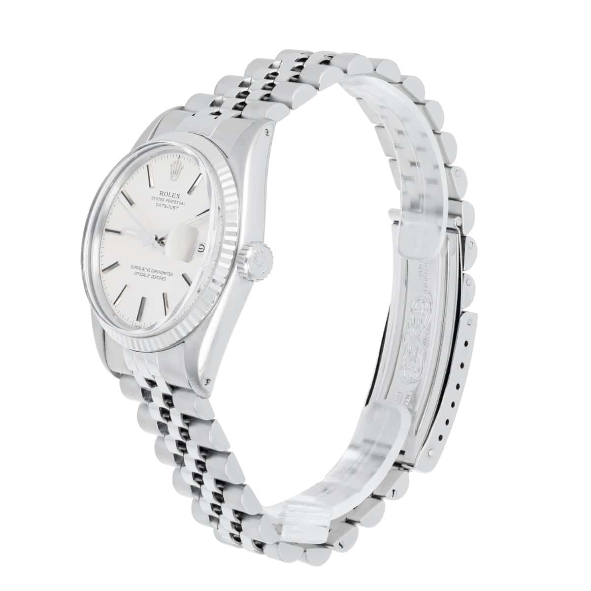 Rolex Datejust 36mm Stainless Steel 16014 Silver Index Dial, Jubilee Circa 1979