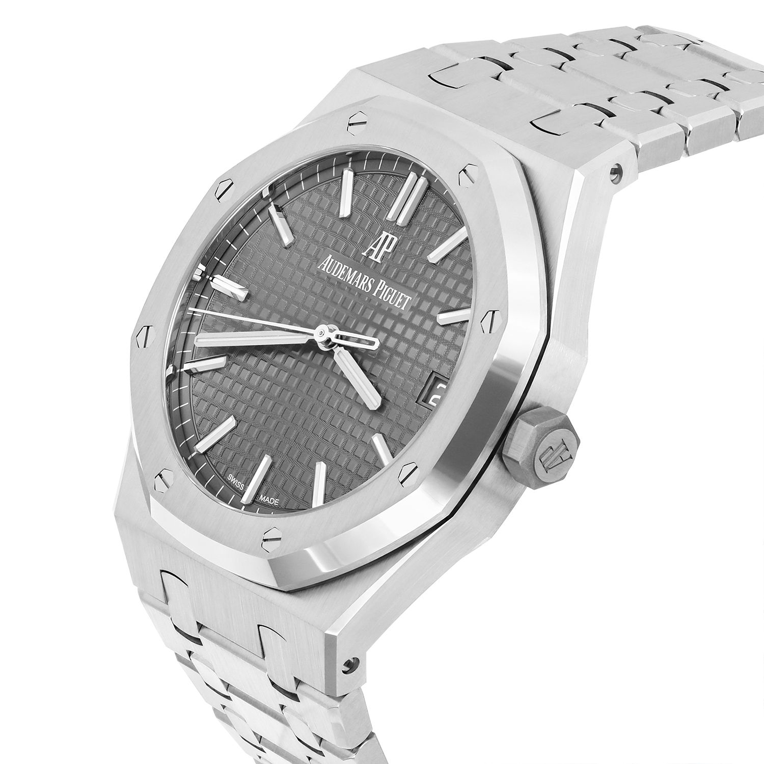Audemars Piguet Royal Oak Automatic Grey Dial Stainless Steel Men's Watch 15500ST.OO.1220ST.02