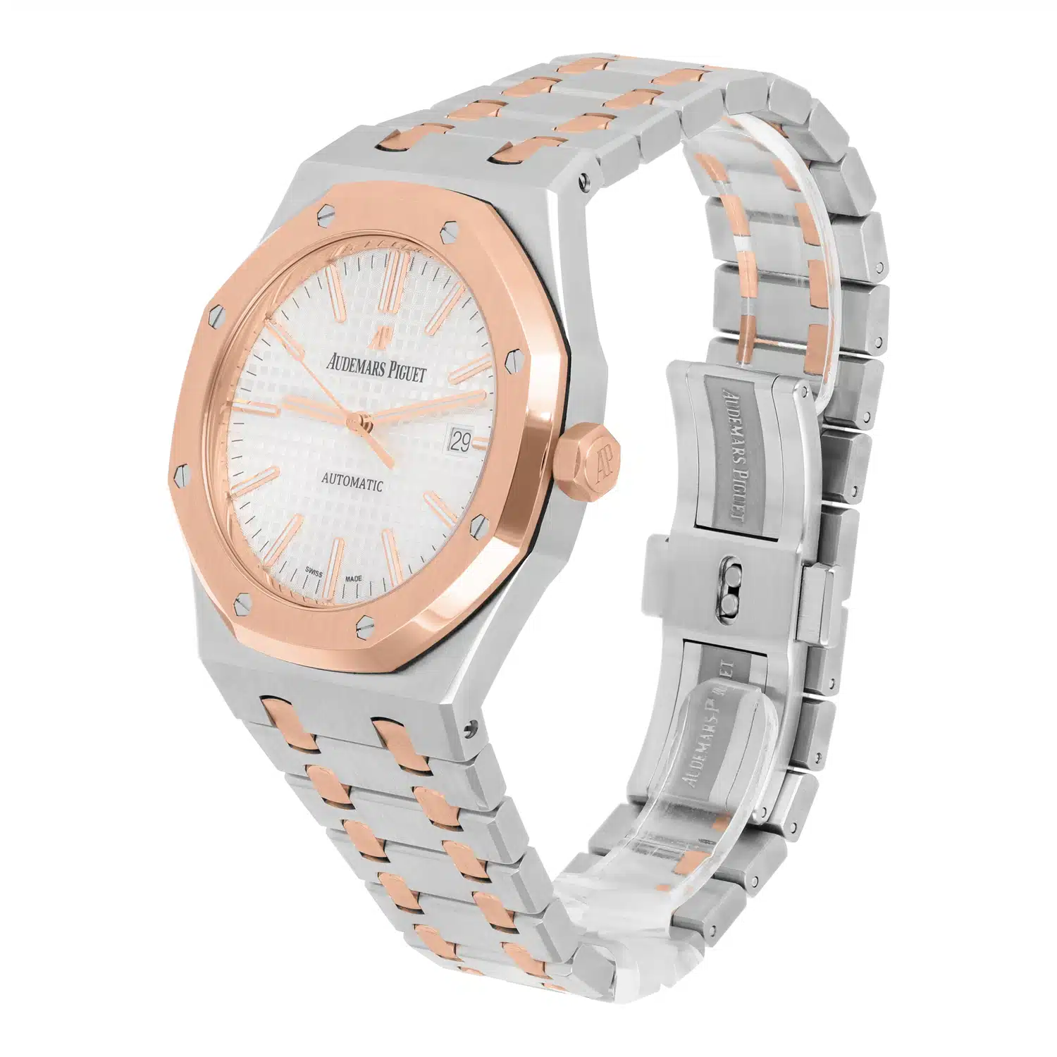 Audemars Piguet Royal Oak Selfwinding 15400SR.OO.1220SR.01 Rose Gold & Stainless Steel Watch – image 4