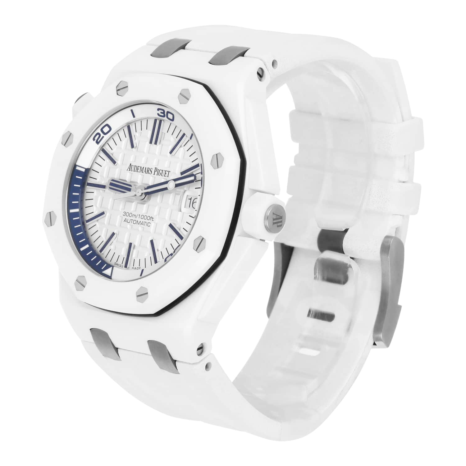 Audemars Piguet Royal Oak Offshore Diver 15707CB.OO.A010CA.01 Ceramic Watch Never Worn